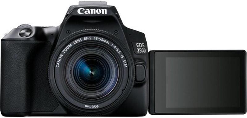 Цифровая зеркальная фотокамера Canon EOS 250D kit 18-55 IS STM Black (3454C007)
