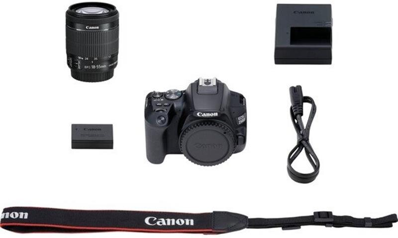 Цифровая зеркальная фотокамера Canon EOS 250D kit 18-55 IS STM Black (3454C007)