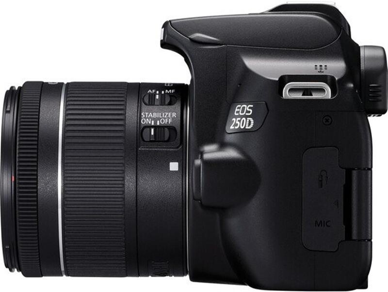 Цифровая зеркальная фотокамера Canon EOS 250D kit 18-55 IS STM Black (3454C007)