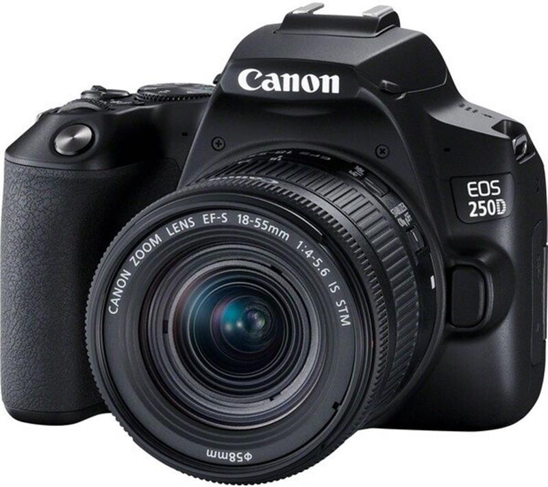 Цифровая зеркальная фотокамера Canon EOS 250D kit 18-55 IS STM Black (3454C007)