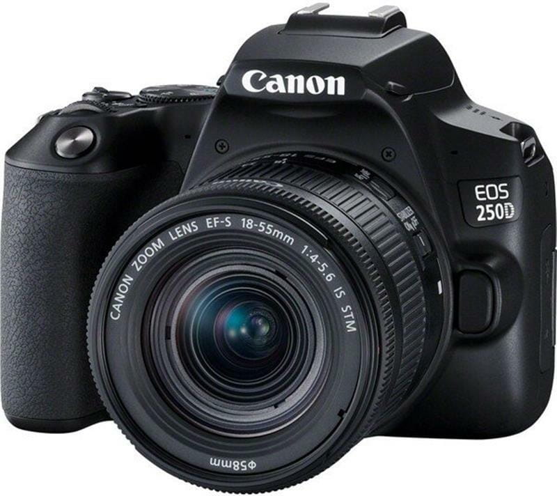 Цифрова дзеркальна фотокамера Canon EOS 250D kit 18-55 IS STM Black (3454C007)