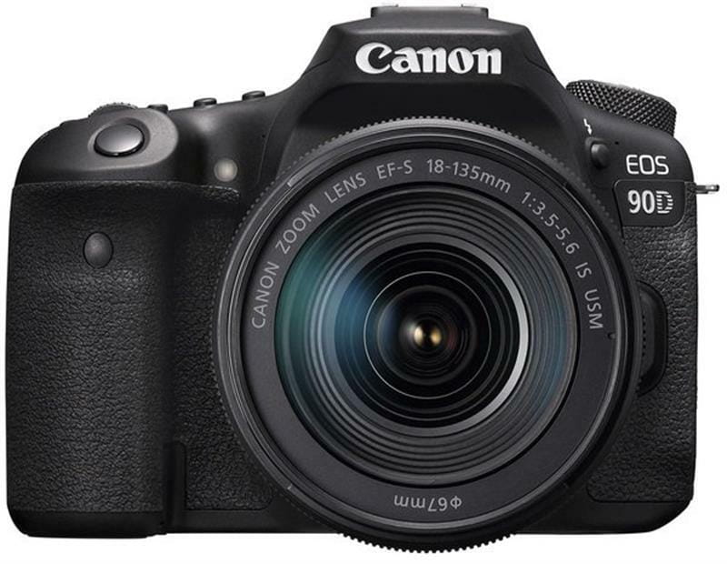 Цифрова дзеркальна фотокамера Canon EOS 90D + 18-135 IS nano USM (3616C029)