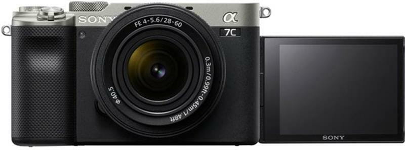 Цифровая фотокамера Sony Alpha 7C Kit 28-60mm Silver (ILCE7CLS.CEC)