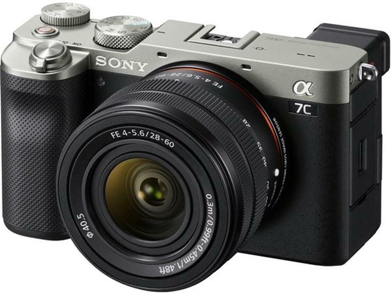 Цифрова фотокамера Sony Alpha 7C Kit 28-60mm Silver (ILCE7CLS.CEC)