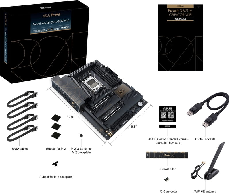 Материнская плата Asus ProArt X670E-Creator WiFi Socket AM5