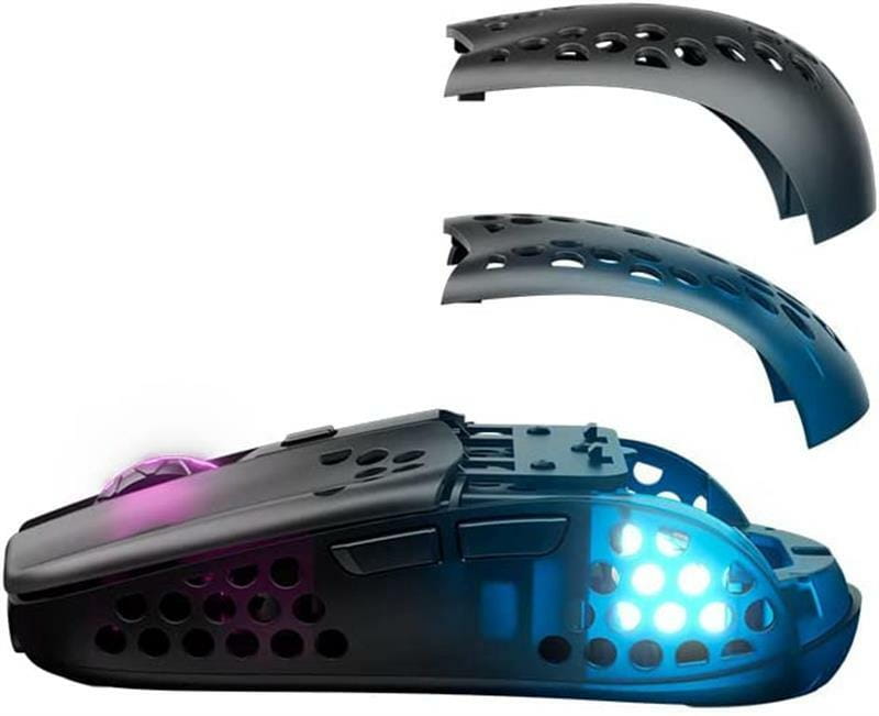 Миша бездротова Xtrfy MZ1 RGB Black (MZ1W-RGB-BLACK)