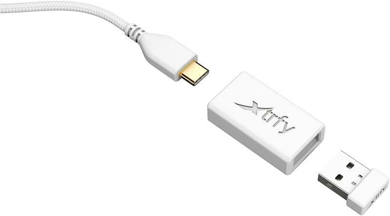 Миша бездротова Xtrfy MZ1 RGB White (MZ1W-RGB-BLACK)