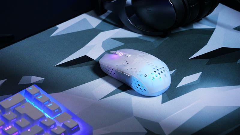 Мышь беспроводная Xtrfy MZ1 RGB White (MZ1W-RGB-WHITE)