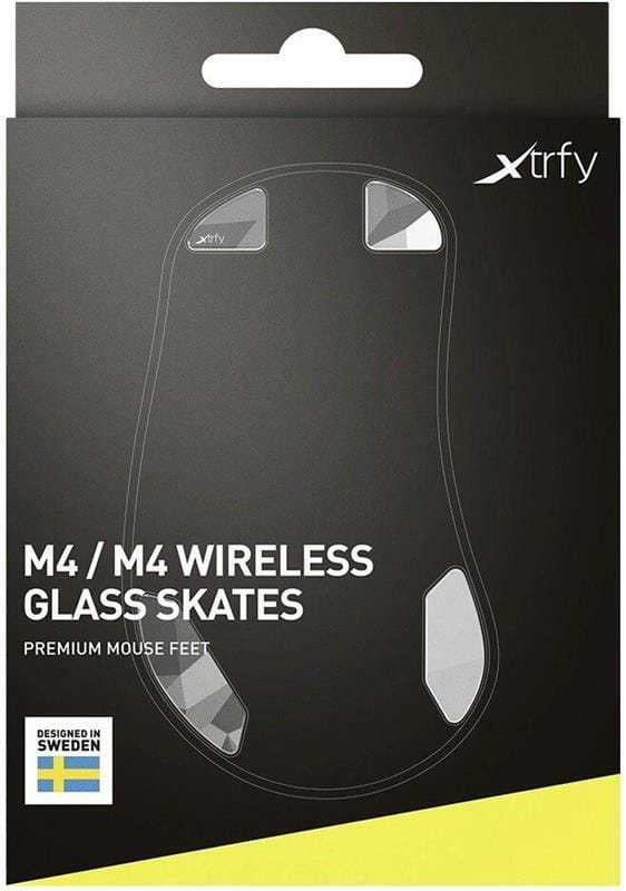 Скляні глайди для миші Xtrfy M4/M4 WL Litus White (SK-GL-M4-WHITE)