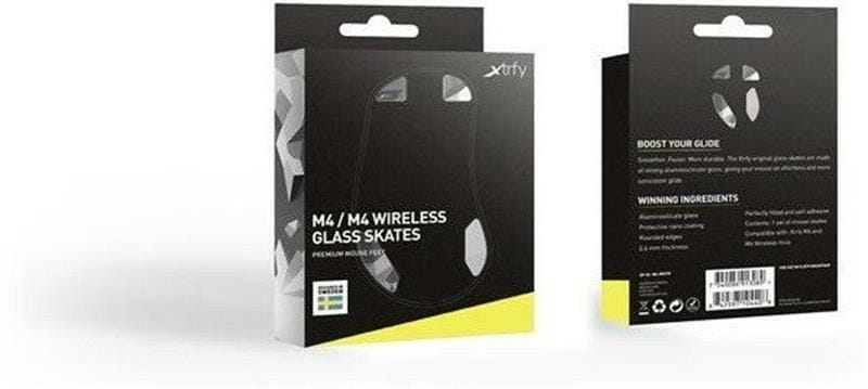 Скляні глайди для миші Xtrfy M4/M4 WL Litus White (SK-GL-M4-WHITE)