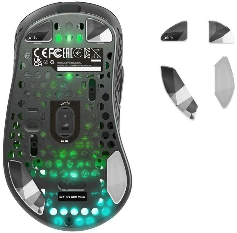 Стеклянные глайды для мыши Xtrfy M4/M4 WL Litus White (SK-GL-M4-WHITE)