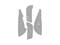 Фото - Набір гумових накладок для Xtrfy M4 Lizard Skin Black (LS-M4-BLACK) | click.ua
