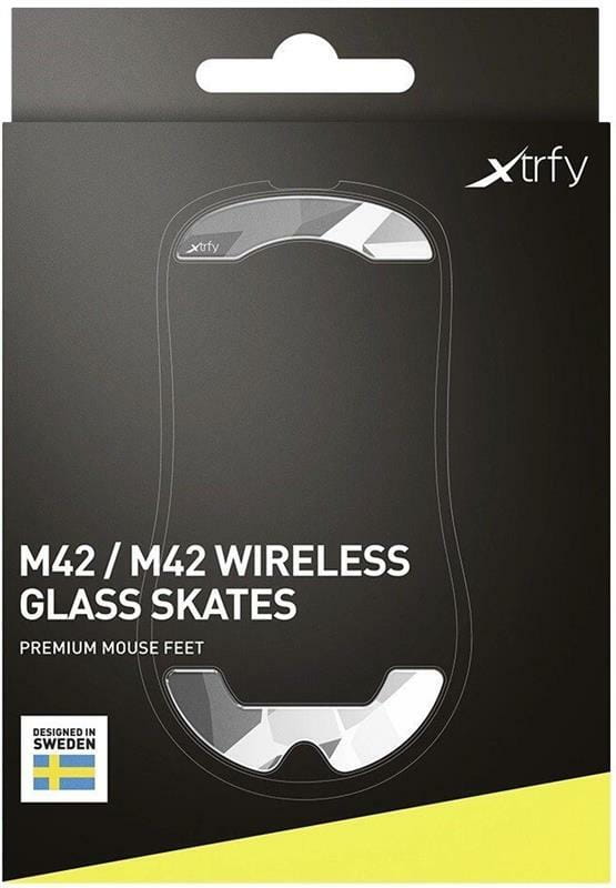 Стеклянные глайды для мыши Xtrfy M42/M42 WL Litus White (SK-GL-M42-WHITE)