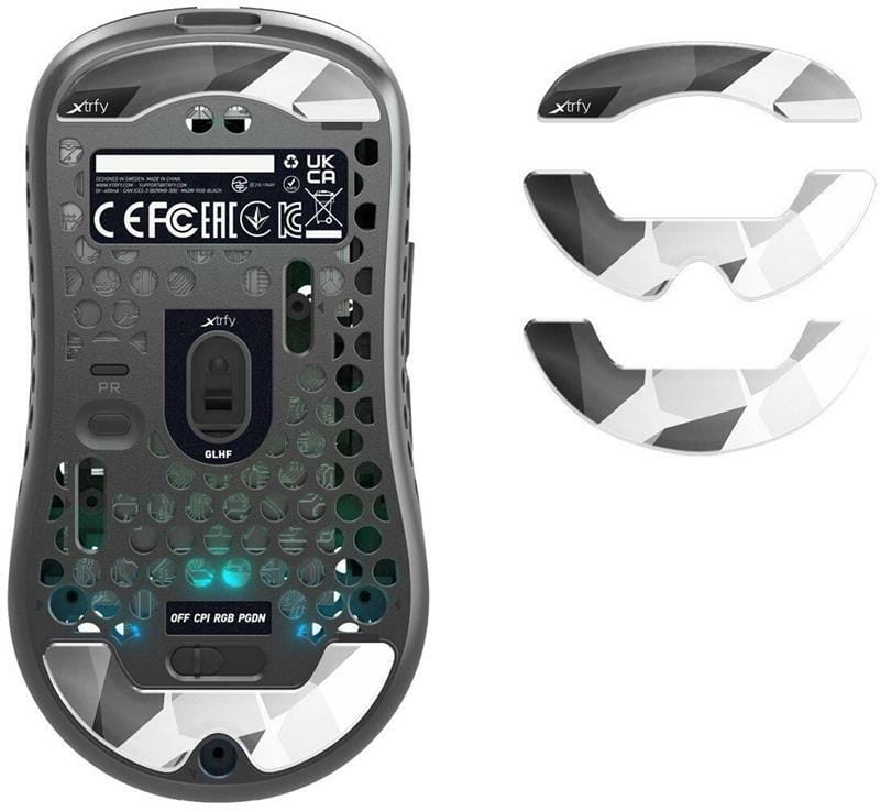 Стеклянные глайды для мыши Xtrfy M42/M42 WL Litus White (SK-GL-M42-WHITE)