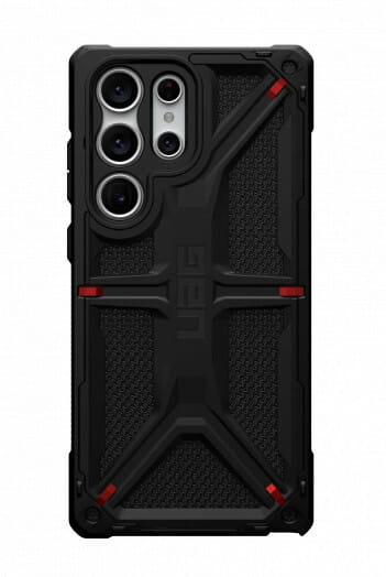 Чeхол-накладка Urban Armor Gear Monarch для Samsung Galaxy S23 Ultra SM-S918 Kevlar Black (214135113940)