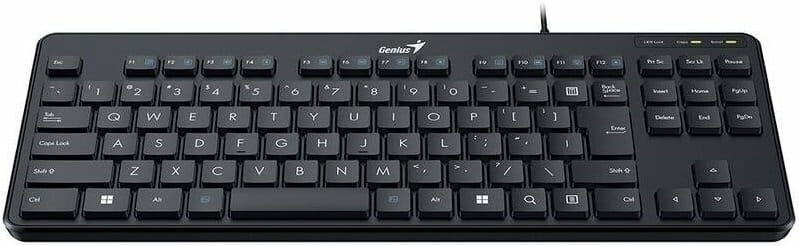 Клавiатура Genius LuxeMate 110 USB Black Ukr (31300012407)