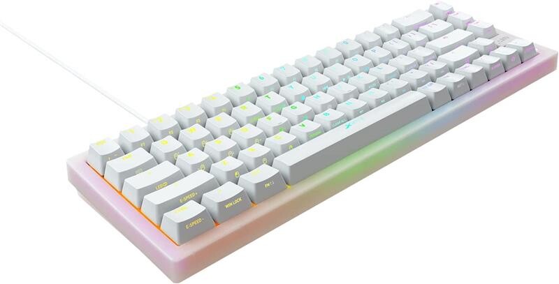 Клавіатура Xtrfy K5 RGB Kailh Red Hot-swap White (K5-RGB-CPT-TPWHITE-R-UKR)