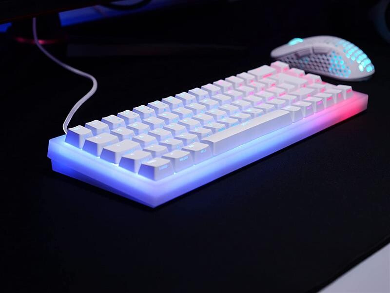 Клавіатура Xtrfy K5 RGB Kailh Red Hot-swap White (K5-RGB-CPT-TPWHITE-R-UKR)