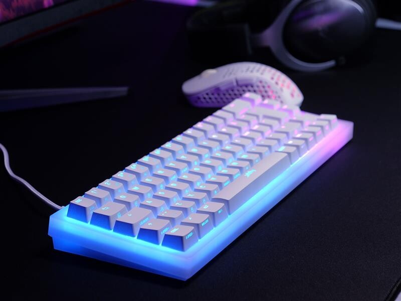 Клавіатура Xtrfy K5 RGB Kailh Red Hot-swap White (K5-RGB-CPT-TPWHITE-R-UKR)