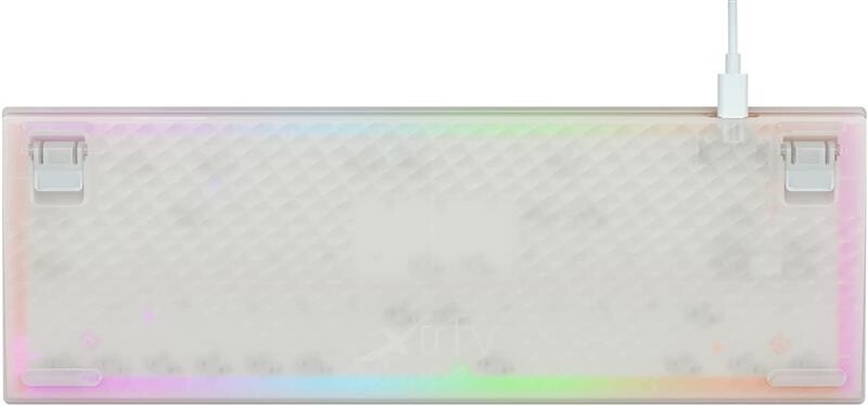 Клавіатура Xtrfy K5 RGB Kailh Red Hot-swap White (K5-RGB-CPT-TPWHITE-R-UKR)