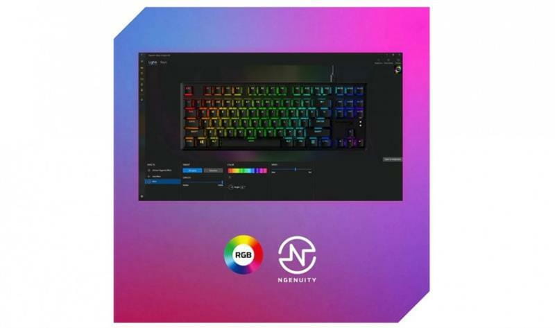 Клавиатура HyperX Alloy Origins Core PBT Aqua RGB Black (639N9AA)
