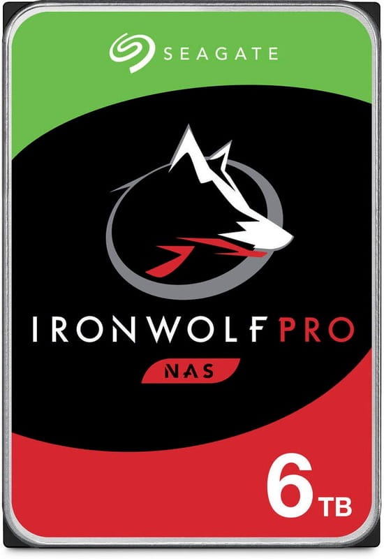Накопитель HDD SATA 6.0TB Seagate IronWolf Pro 7200rpm 256MB (ST6000NT001)