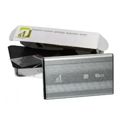 Фото - Кишеня для накопичувача 1stCharger Зовнішня кишеня  SATA HDD/SSD 3.5", USB 3.0, Grey (HDE1STU3530BG 