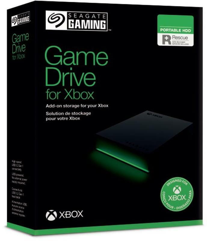 Внешний жесткий диск 2.5" USB 2.0TB Seagate Game Drive Xbox Black (STKX2000400)