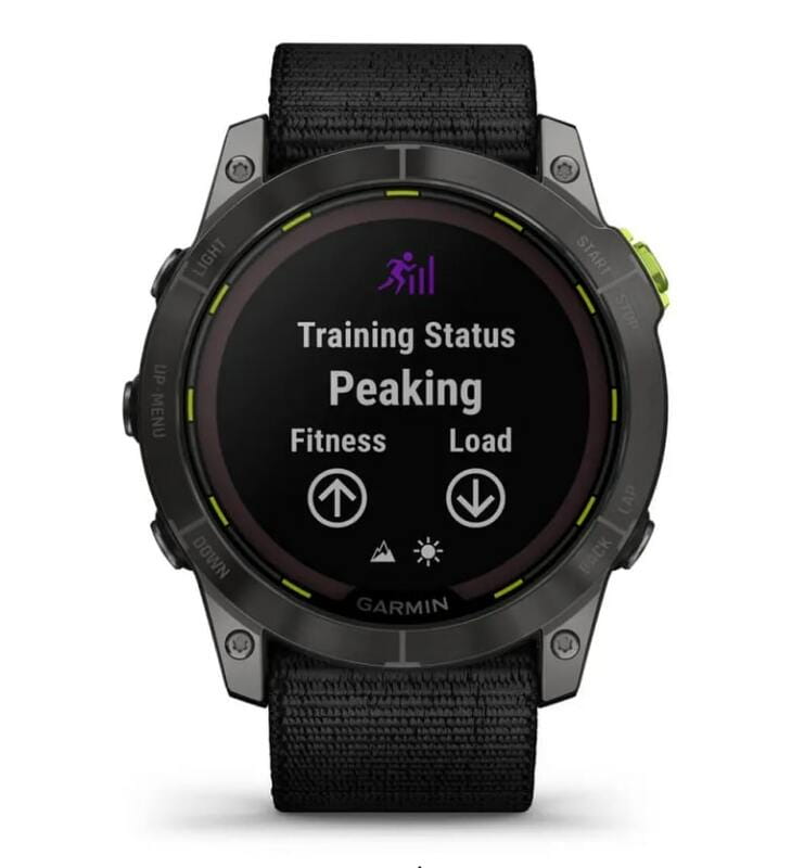 Смарт-часы Garmin Enduro 2 Sapphire Carbon Gray DLC Titanium with Black UltraFit Nylon Strap (010-02754-13)