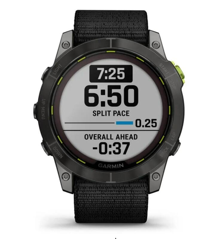 Смарт-часы Garmin Enduro 2 Sapphire Carbon Gray DLC Titanium with Black UltraFit Nylon Strap (010-02754-13)