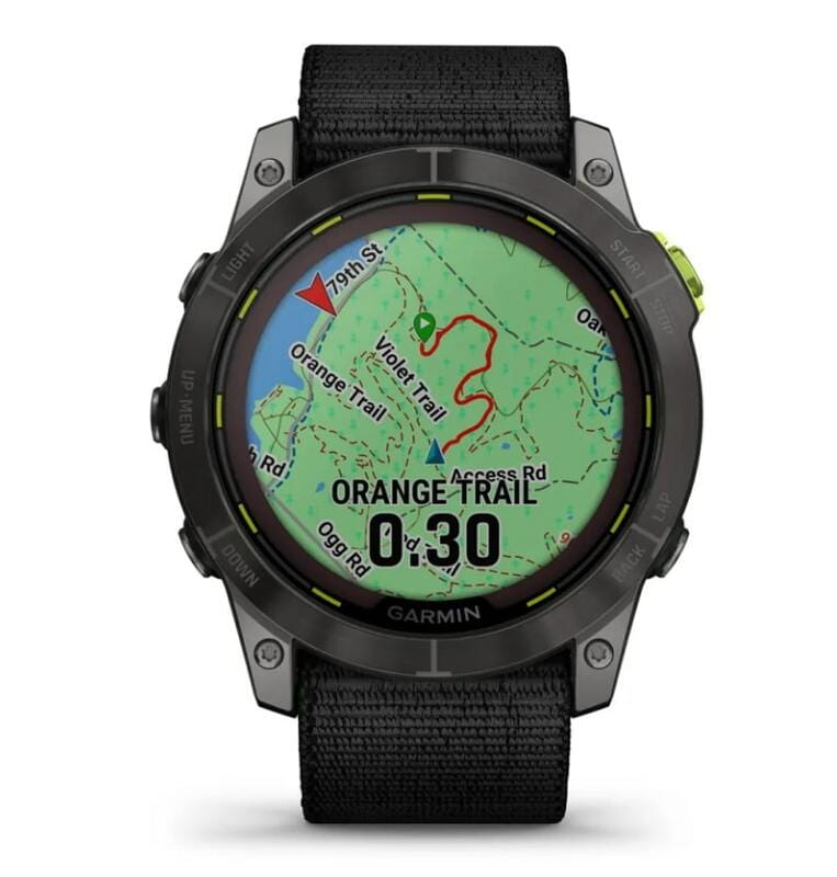 Смарт-часы Garmin Enduro 2 Sapphire Carbon Gray DLC Titanium with Black UltraFit Nylon Strap (010-02754-13)