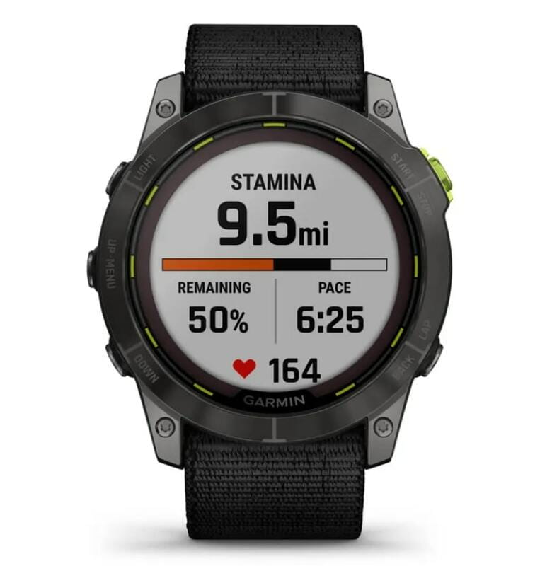 Смарт-часы Garmin Enduro 2 Sapphire Carbon Gray DLC Titanium with Black UltraFit Nylon Strap (010-02754-13)