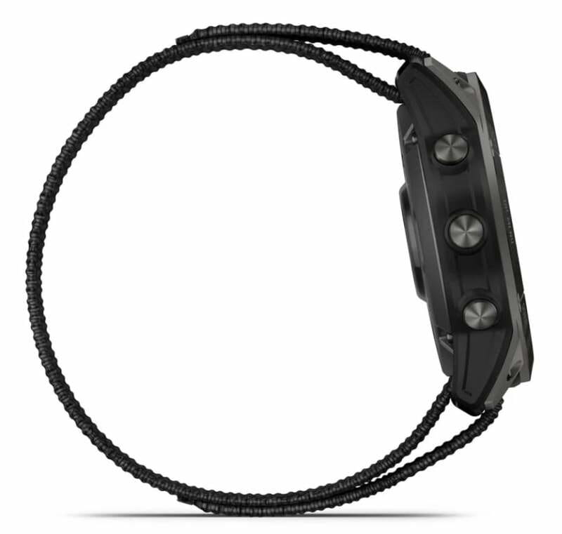 Смарт-часы Garmin Enduro 2 Sapphire Carbon Gray DLC Titanium with Black UltraFit Nylon Strap (010-02754-13)