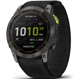 Купить Смарт-часы Garmin Enduro 2 Sapphire Carbon Gray DLC Titanium with Black UltraFit Nylon Strap (010-02754-13) Смарт-часы Garmin Enduro 2 Sapphire Carbon Gray DLC Titanium with Black UltraFit Nylon Strap (010-02754-13)