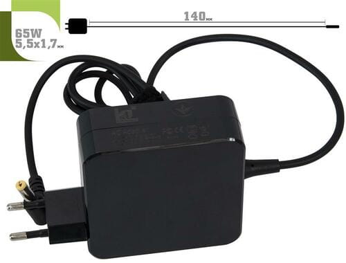 Фото - Блок питания для ноутбука 1stCharger Блок живлення  для ноутбука Acer, Asus 19V 65W 3.42A 5.5х1.7мм W 