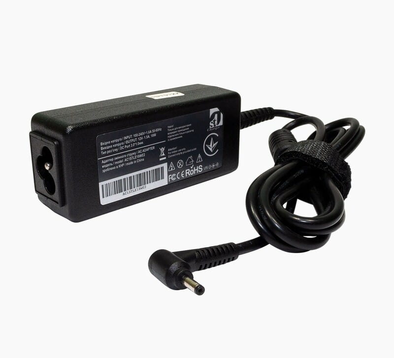 Блок питания 1StCharger для ноутбука Lenovo 12V 18W 1.5A 3.0х1.0мм (AC1STLE18WE2)