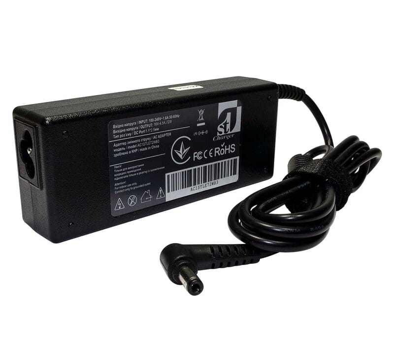 Блок питания 1StCharger для ноутбука Lenovo 16V 72W 4.5A 5.5х2.5мм (AC1STLE72WB3)