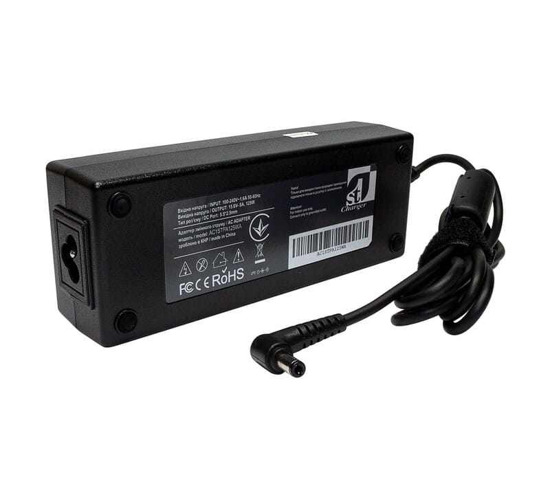 Блок живлення 1StCharger для ноутбука Panasonic 15.6V 120W 8A 5.5х2.5мм (AC1STPA125WA)