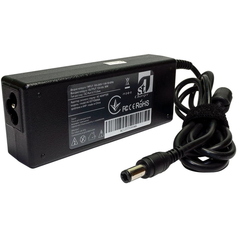 Блок питания 1StCharger для ноутбука Toshiba 15V 90W 6A 6.3x3.0мм (AC1STTO90WA)
