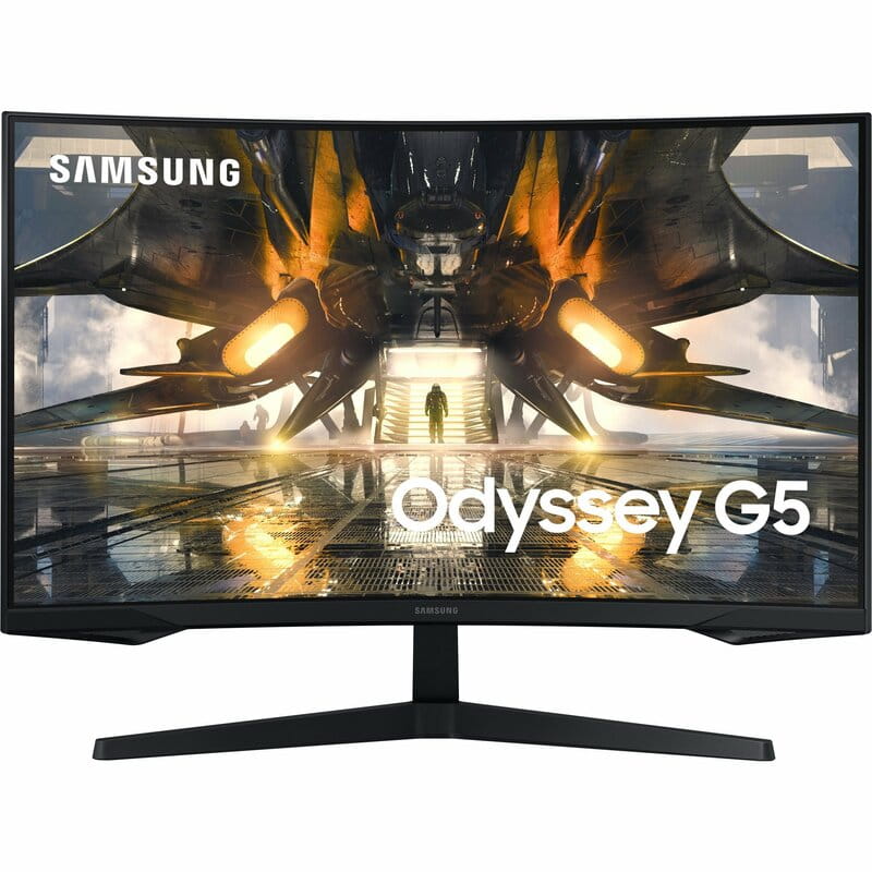 Монiтор Samsung 27" Odyssey G5 S27AG552EI (LS27AG552EIXCI) VA Black Curved 165Hz