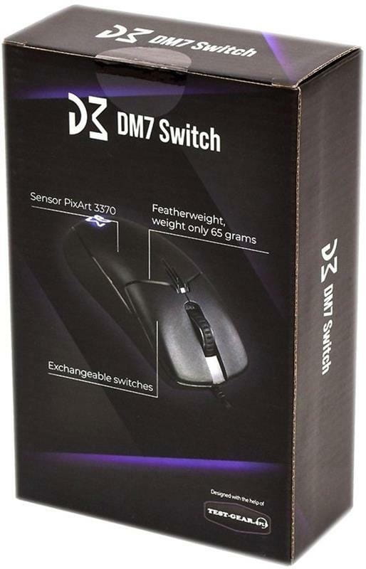 Миша Dream Machines DM7 Switch Kailh PA 3370 Black