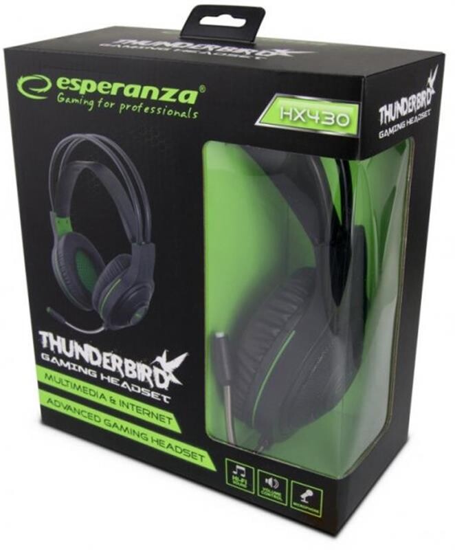 Гарнітура Esperanza EGH430 Black/Green