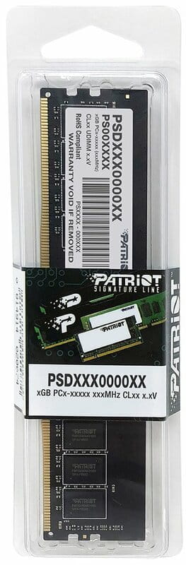 Модуль памяти DDR4 8GB/3200 Patriot Signature Line (PSD48G320081)