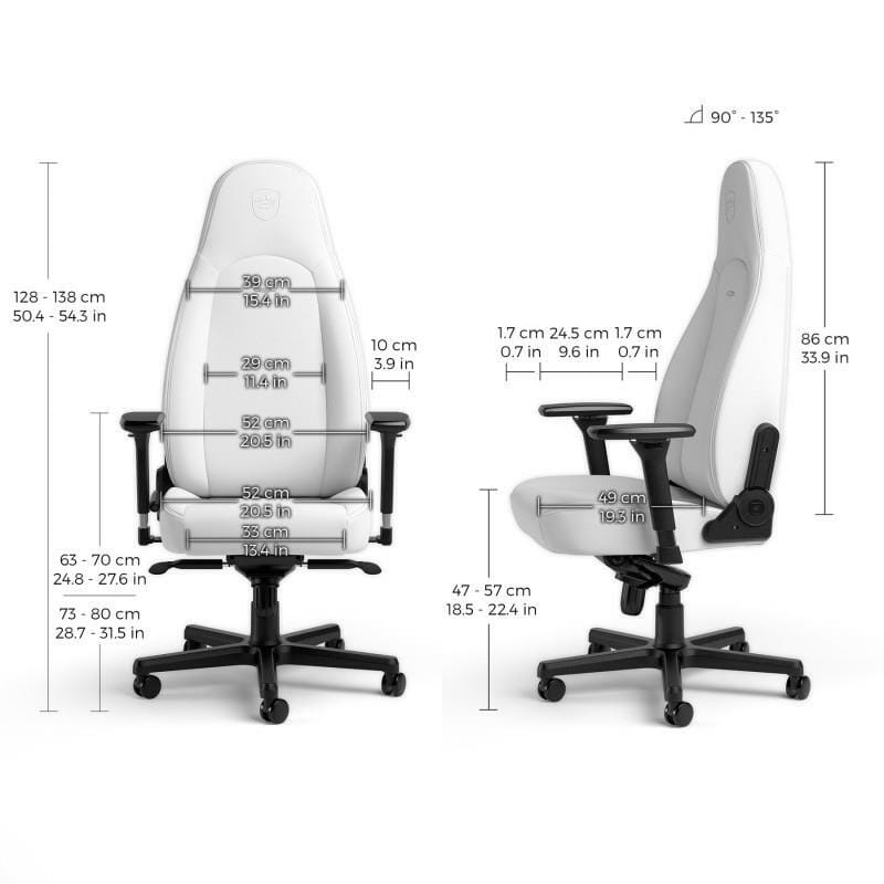 Кресло для геймеров Noblechairs Icon White Edition (NBL-ICN-PU-WED)