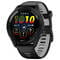 Фото - Смарт-годинник Garmin Forerunner 265 Black Bezel and Case with Black/Powder Gray Silicone Band (010-02810-50) | click.ua