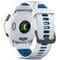 Фото - Смарт-годинник Garmin Forerunner 265 Black Bezel with Whitestone Case and Whitestone/Tidal Blue Silicone Band (010-02810-51) | click.ua