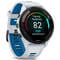 Фото - Смарт-годинник Garmin Forerunner 265 Black Bezel with Whitestone Case and Whitestone/Tidal Blue Silicone Band (010-02810-51) | click.ua