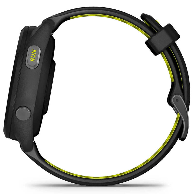 Смарт-часы Garmin Forerunner 265S Black Bezel and Case with Black/Amp Yellow Silicone Band (010-02810-53)