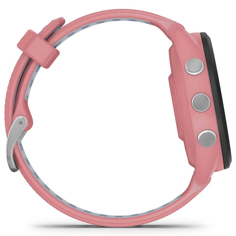 Смарт-часы Garmin Forerunner 265S Black Bezel with Light Pink Case and Light Pink/Whitestone Silicone Band (010-02810-55)