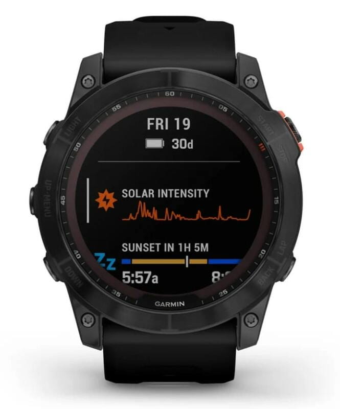 Смарт-часы Garmin Fenix 7X Solar Slate Gray with Black Band (010-02541-0A)